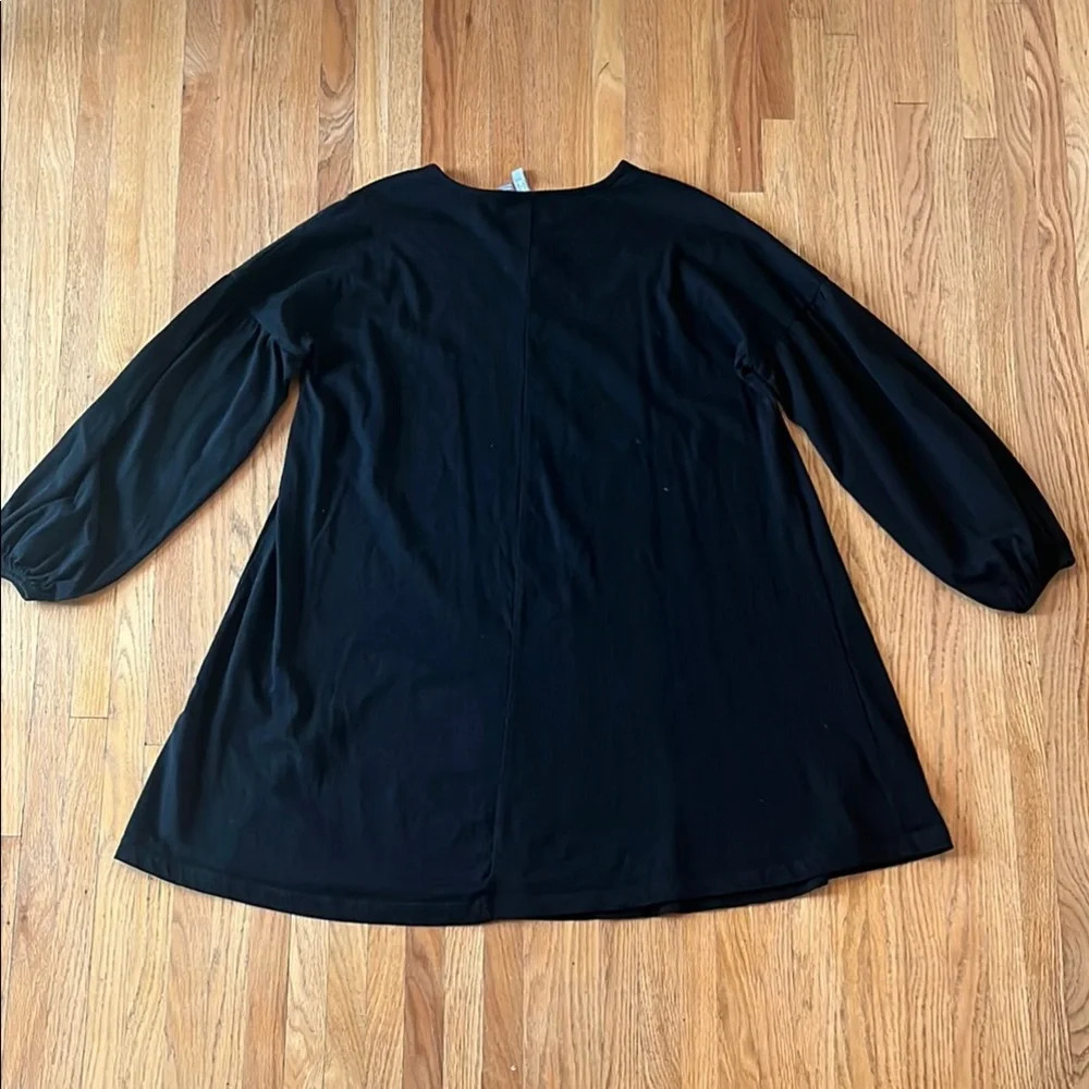 ASOS Black Long Sleeve Mini Dress - Picture 3 of 4